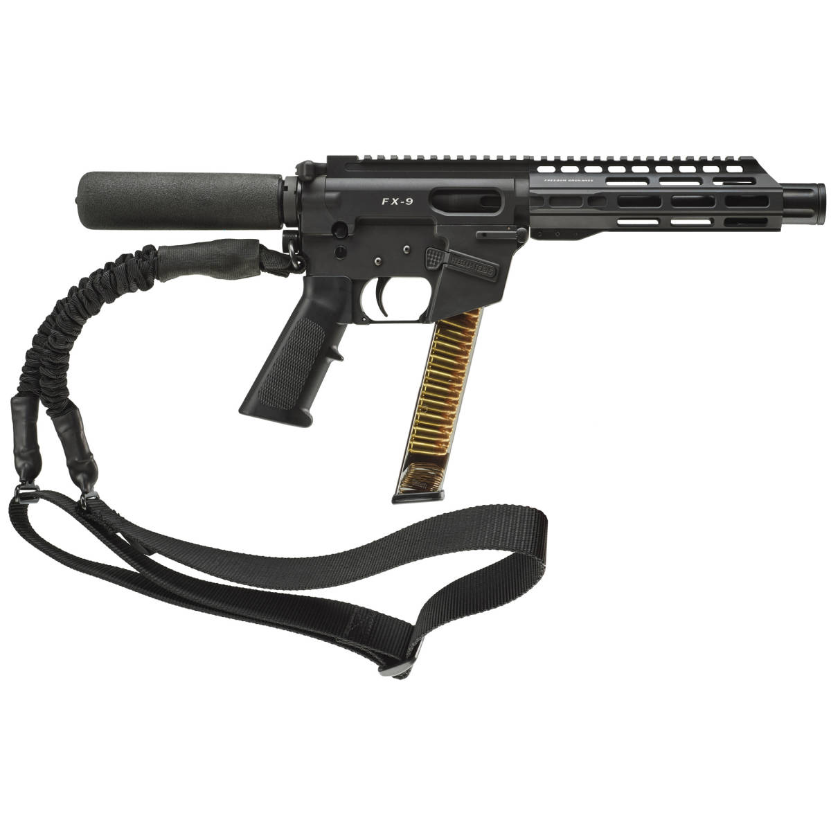 FREEDOM ORDNANCE FX9P8T FX-9 9mm Luger 32+1 8”, Black, M-LOK Handguard-img-0