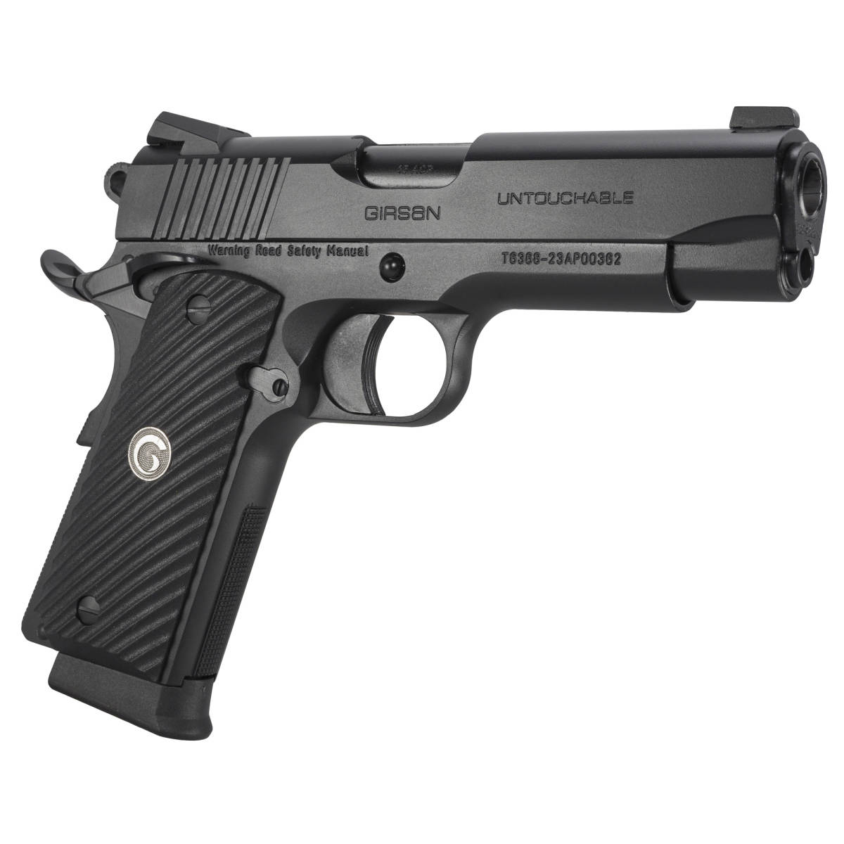 Girsan 392071 MC1911 C Untouchable Compact Frame 9mm Luger 9+1 4.40”...-img-2