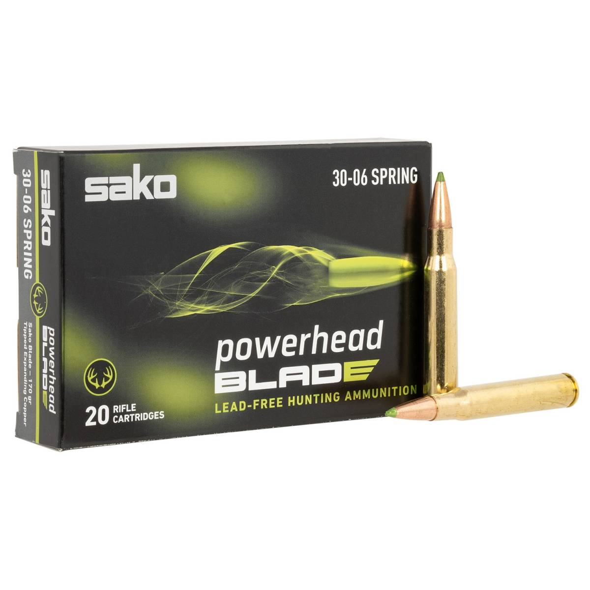 SAKO (TIKKA) PowerHead Blade 30-06 Springfield 170 gr 20 Per Box/ 10 Case-img-0