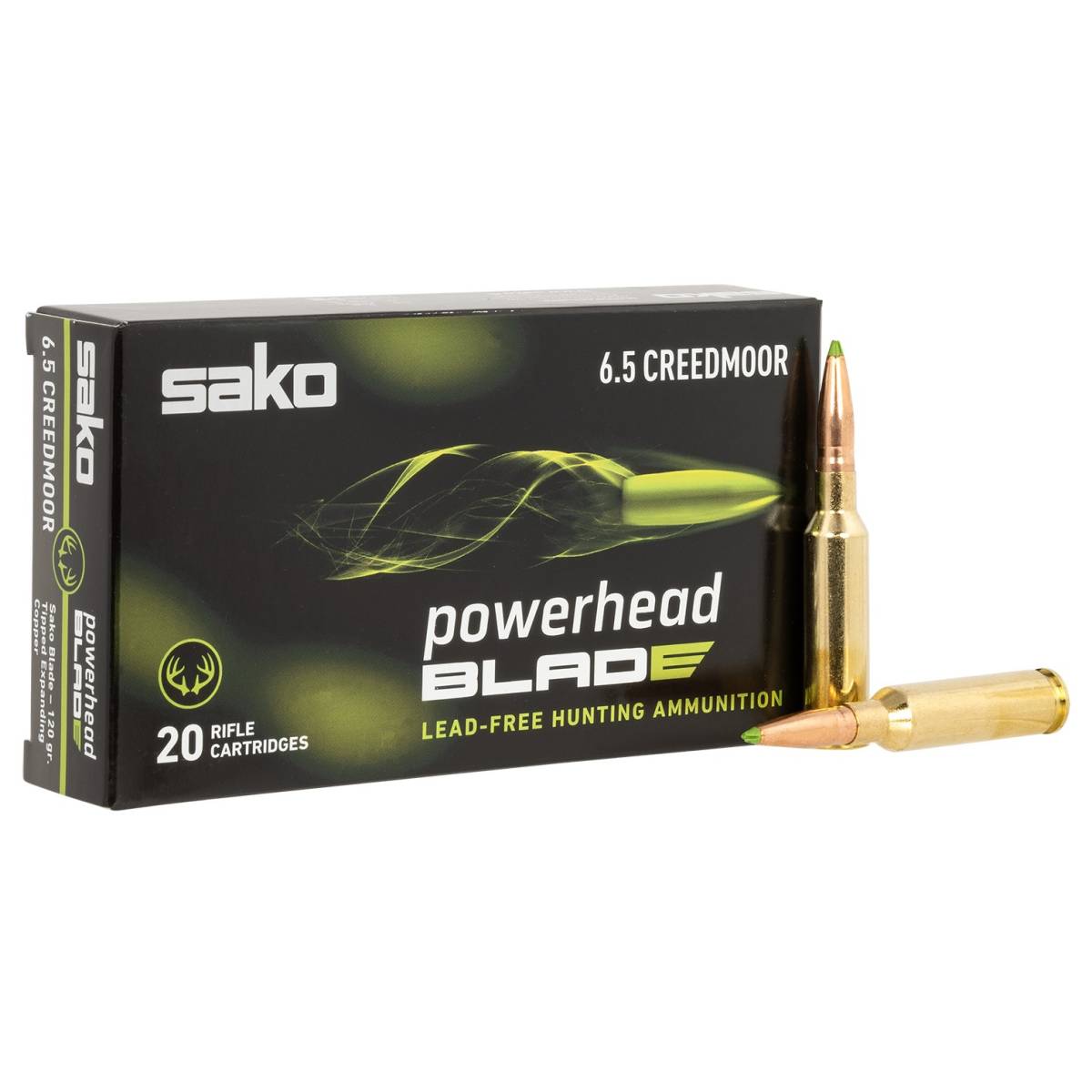 SAKO (TIKKA) PowerHead Blade 6.5 Creedmoor 120 gr 20 Per Box/ 10 Case-img-0