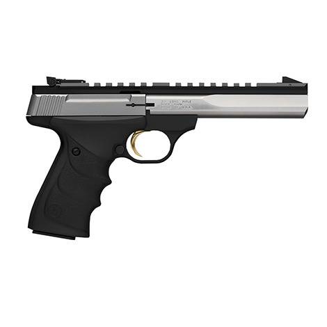 Browning Buck Mark Contour 22 LR 5.50" 10+1 Ultragrip Stainless Matte...-img-3