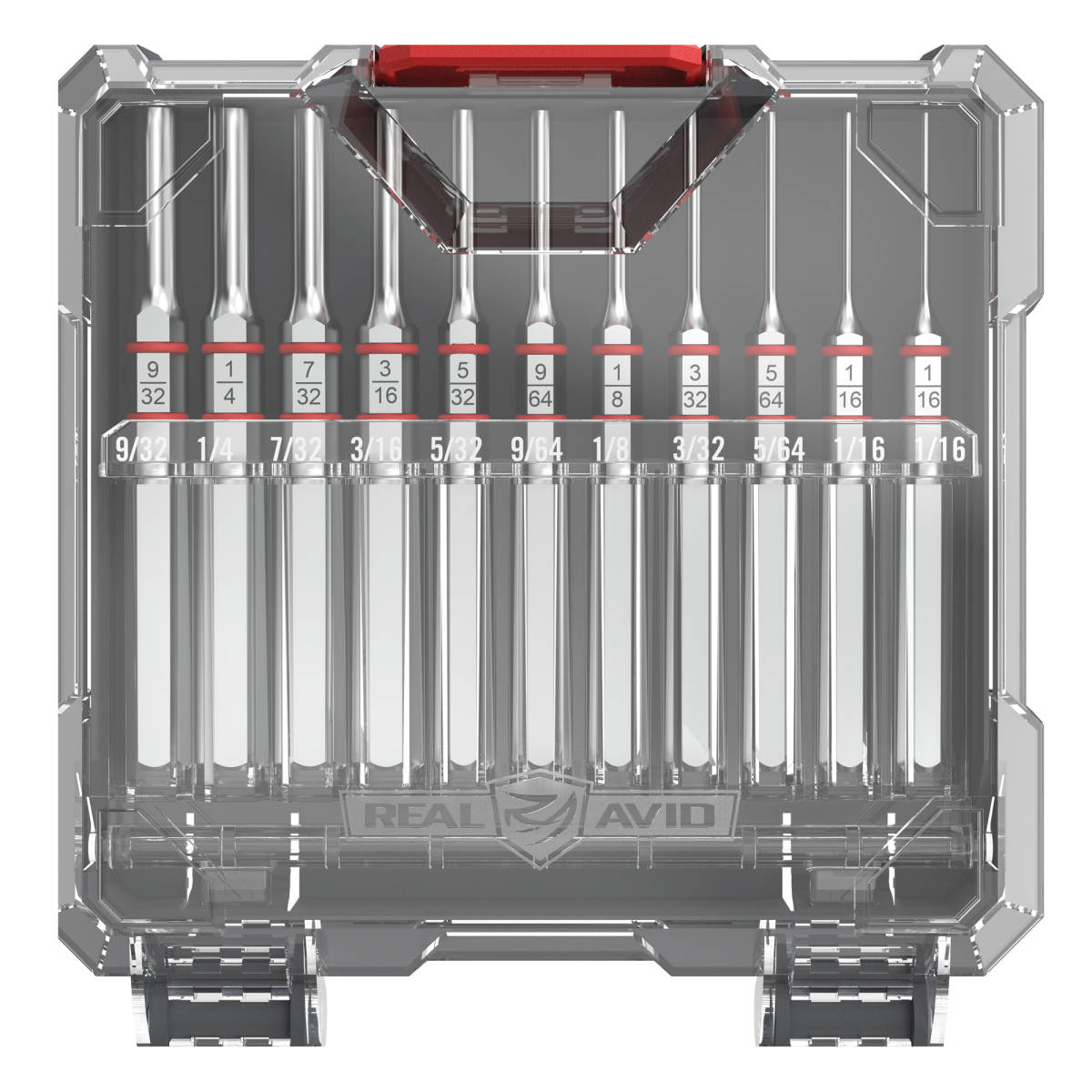 Real Avid AVAPKS Accu-Punch Standard Pin Punch Set Silver Steel...-img-1