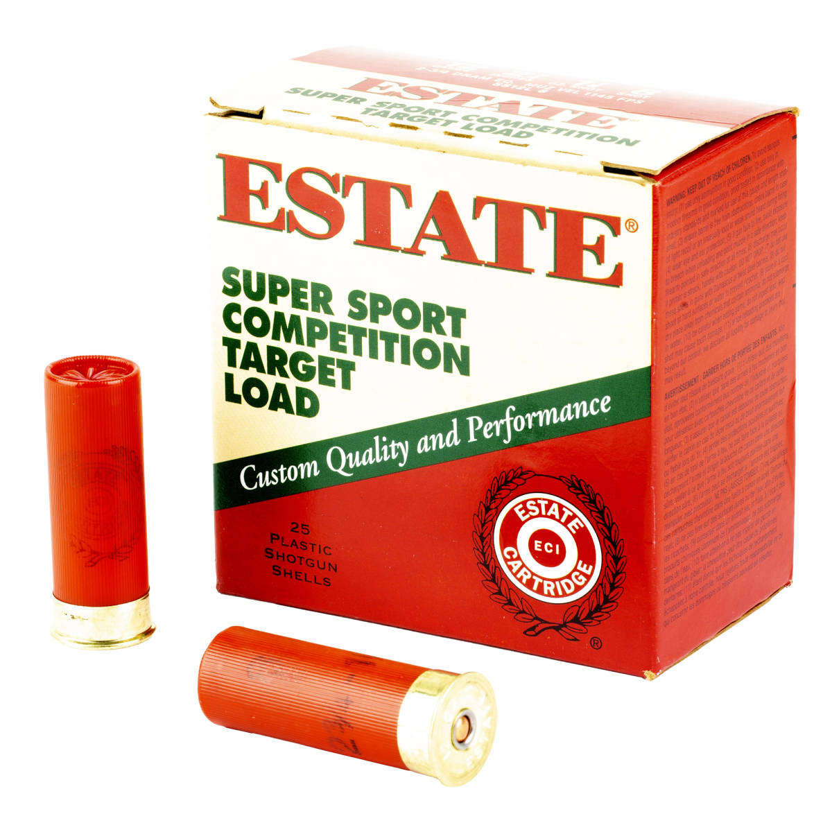 Estate Cartridge SS12L8 Super Sport Competition Target 12Gauge 2.75” 1-img-1