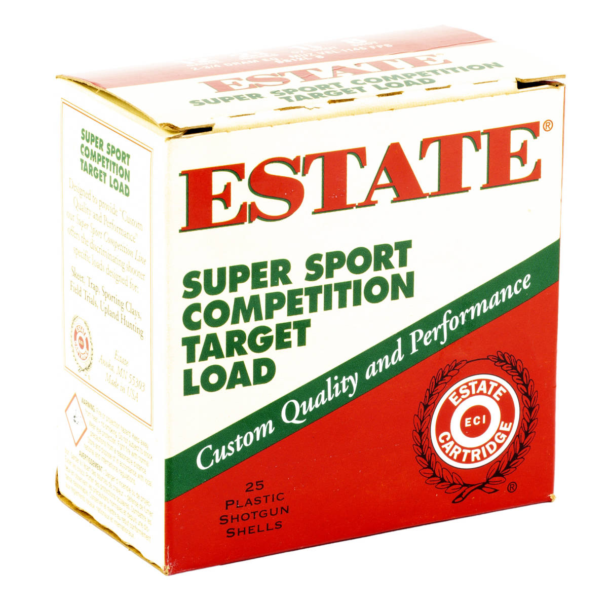 Estate Cartridge SS12L8 Super Sport Competition Target 12Gauge 2.75” 1-img-2