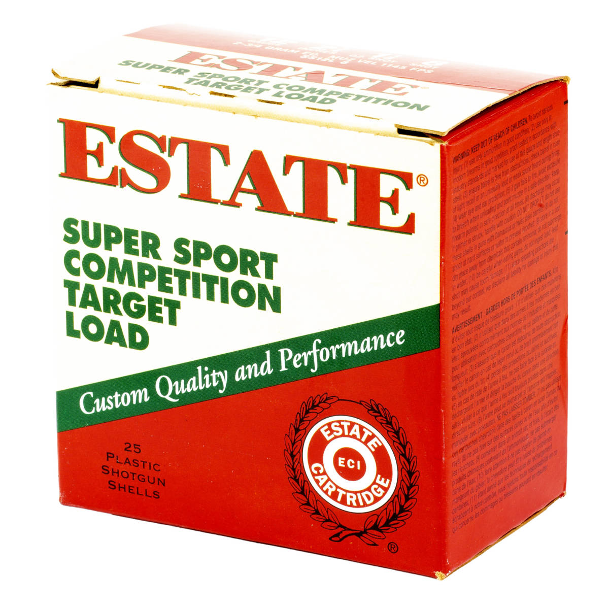 Estate Cartridge SS12L8 Super Sport Competition Target 12Gauge 2.75” 1-img-3