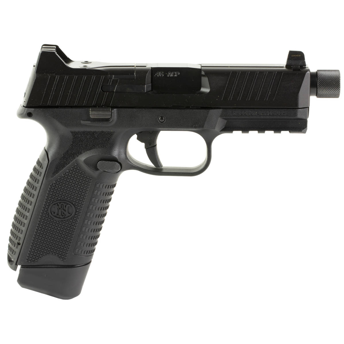 FN 66101383 545 Tactical 45 ACP 15+1/18+1 4.71” Black Target...-img-1