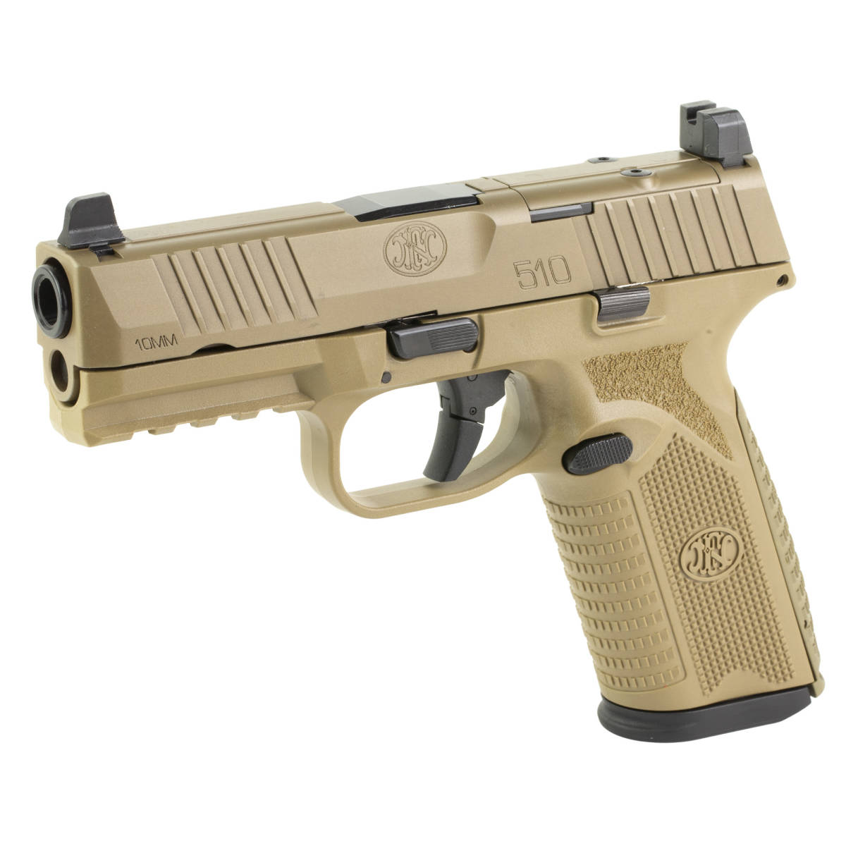 FN 66101382 510 MRD Full Size 10mm Auto 10+1, 4.10” Black Target Crown-img-2