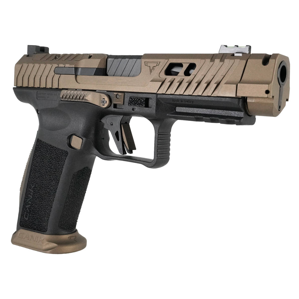 Canik TTI Combat 9mm 4.6" 18rd Pistol, Bronze / Black-img-3