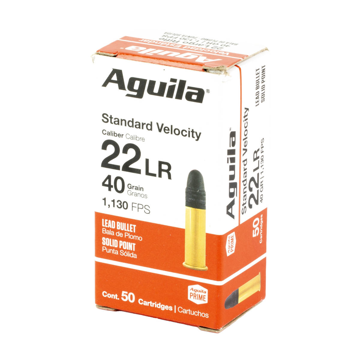 Aguila Standard 22 LR 40 GR Solid Point 50 Bx/ 100 Cs-img-2