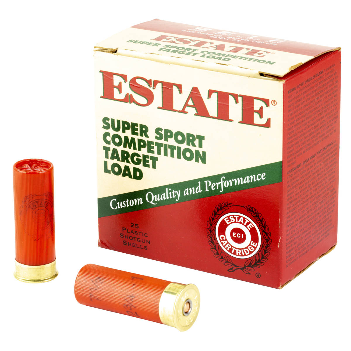 Estate Cartridge SS12L175 Super Sport Competition Target 12Gauge 2.75”-img-1