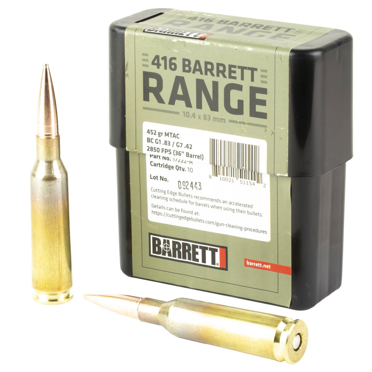 Barrett 416 450 gr MTAC 10 Per Box-img-0