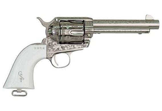 Cimarron .45 LC S/A Revolver 4.75” George Patton Engraved-img-5