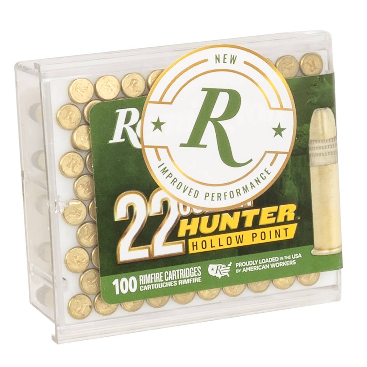 Remington Ammunition R21251 Golden Hunter 22 LR 40 gr Plated Hollow...-img-0