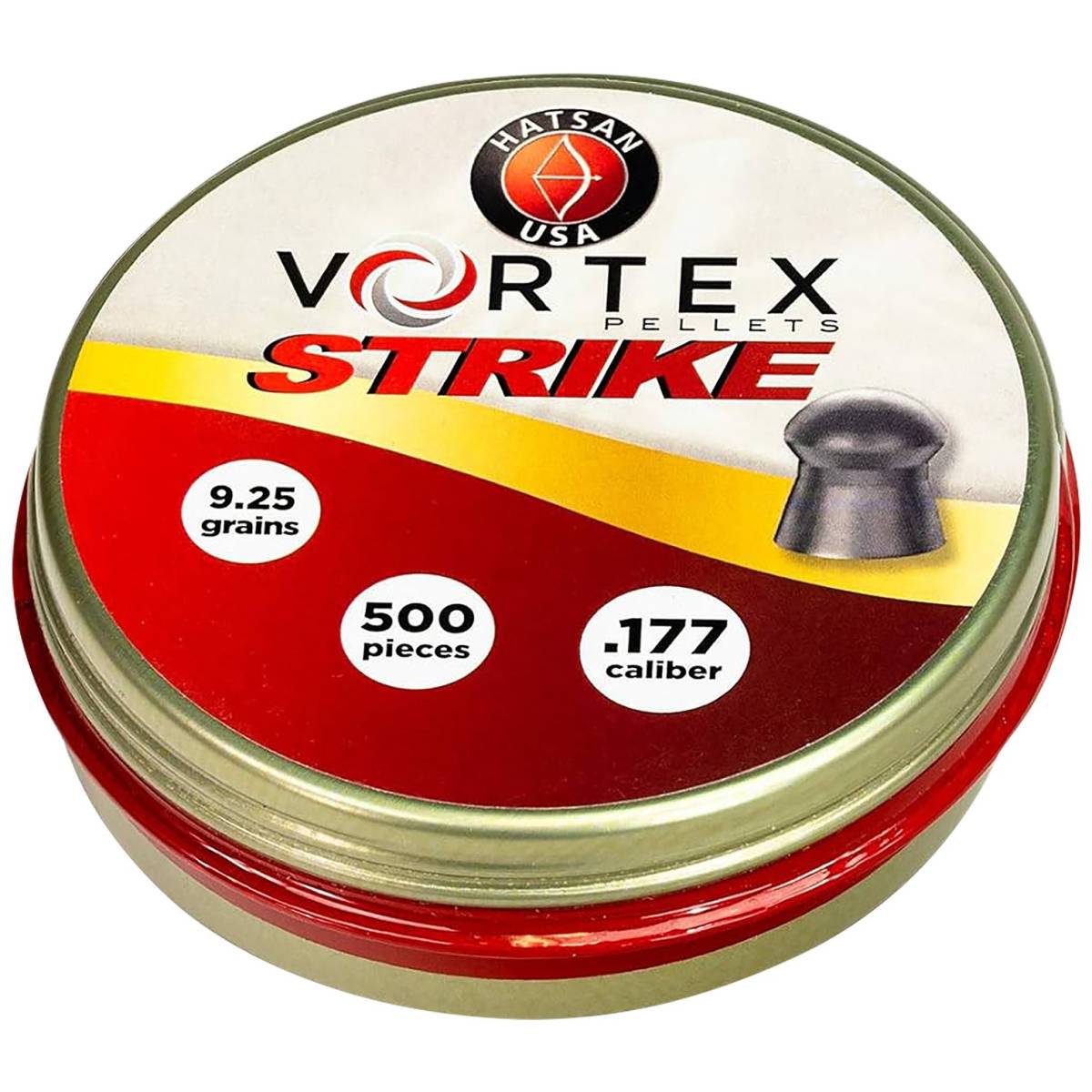 Hatsan USA HA90640 Vortex Strike Pellets 177 Lead Domed 500-img-0