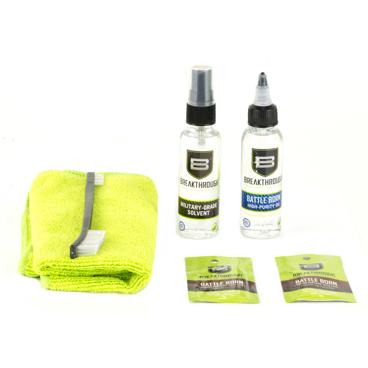 Breakthrough Clean BT101 Basic Cleaning Kit MultiCaliber/Green Gun