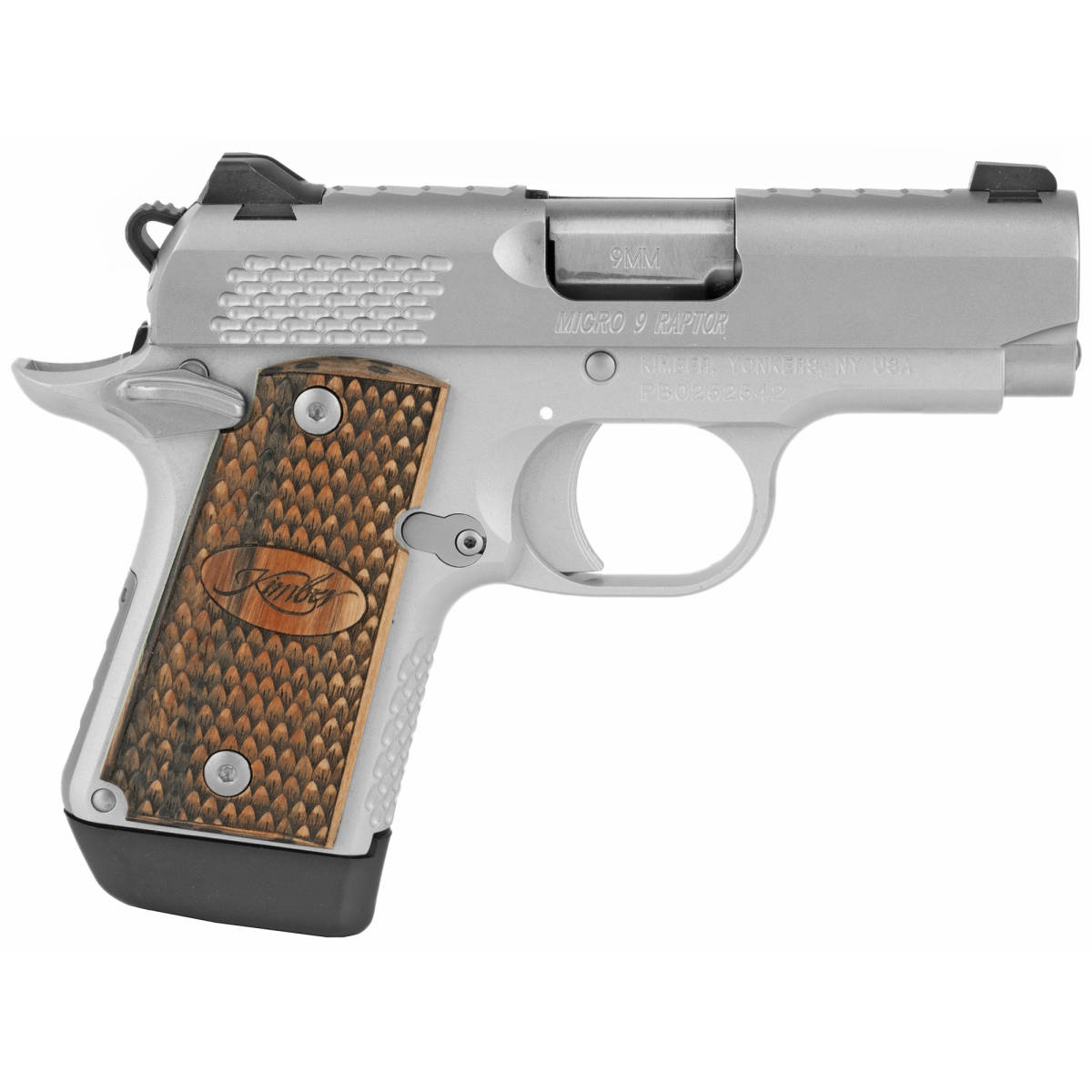 Kimber Mfg.,inc 3300109 Micro 9 Stainless Raptor 9mm 6+1 3.15” Steel...-img-2