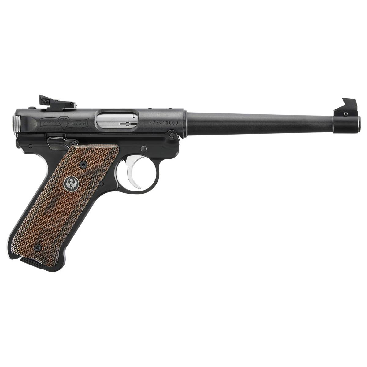 Ruger 40175 Mark IV 75th Anniversary Target 22 LR 10+1 6.88” Stainless-img-0