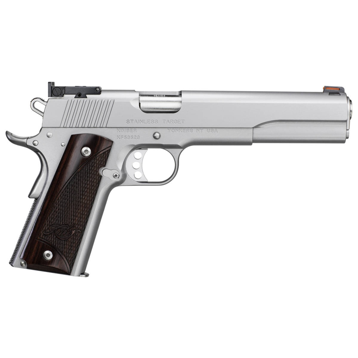 Kimber Mfg, Inc 3000373 Target Long Slide 45 ACP 7+1 6” Stainless...-img-2