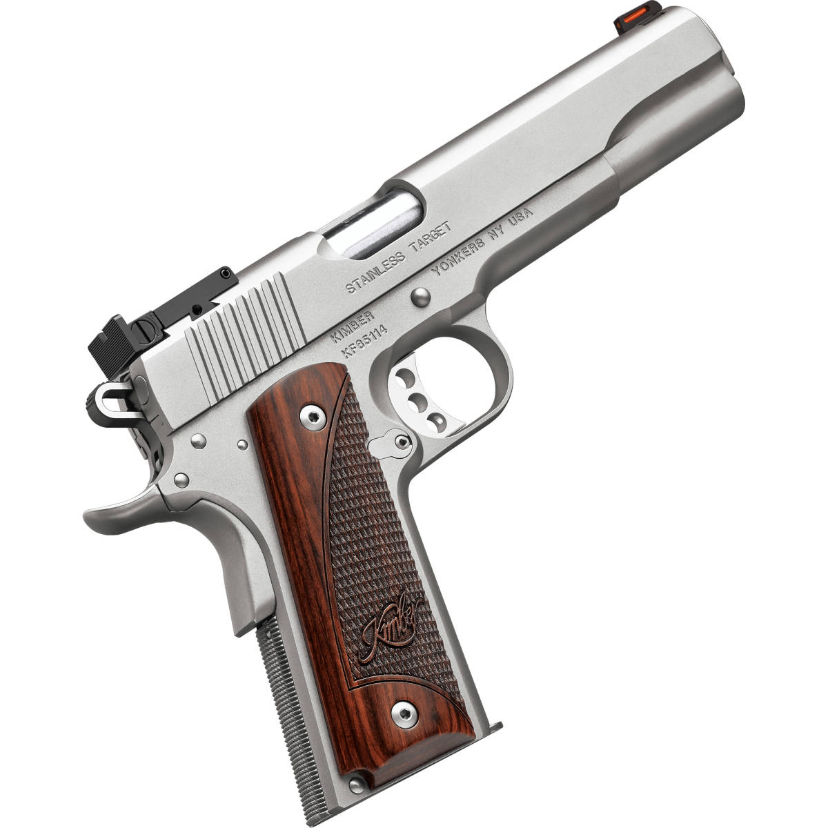 Kimber Mfg, Inc 3000373 Target Long Slide 45 ACP 7+1 6” Stainless...-img-3