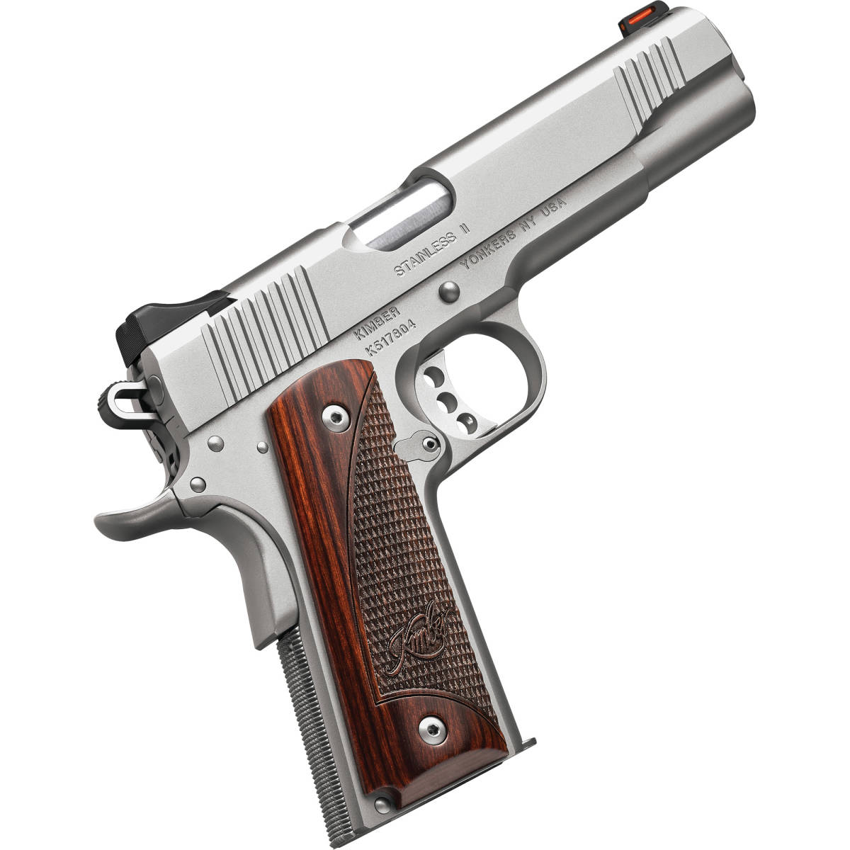 Kimber Mfg.,inc 3200385 Stainless II 10mm 8+1 5” Satin Silver Front ...