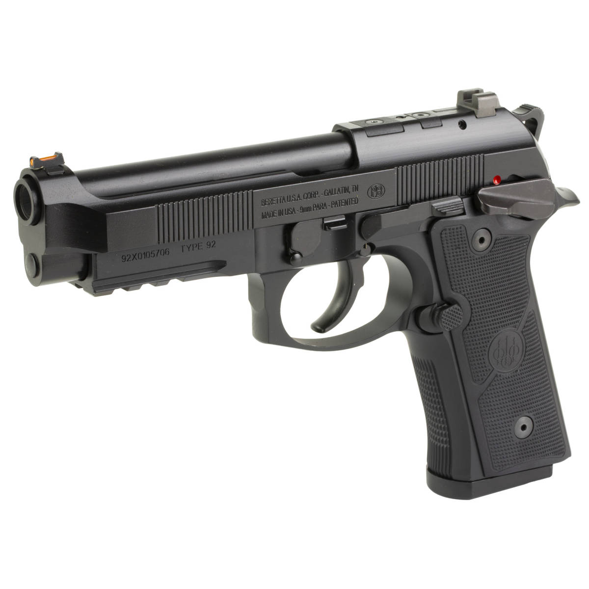 Beretta USA J92XFMSDA15 92GTS 9mm Luger 15+1 4.70” Black Inox Steel...-img-2