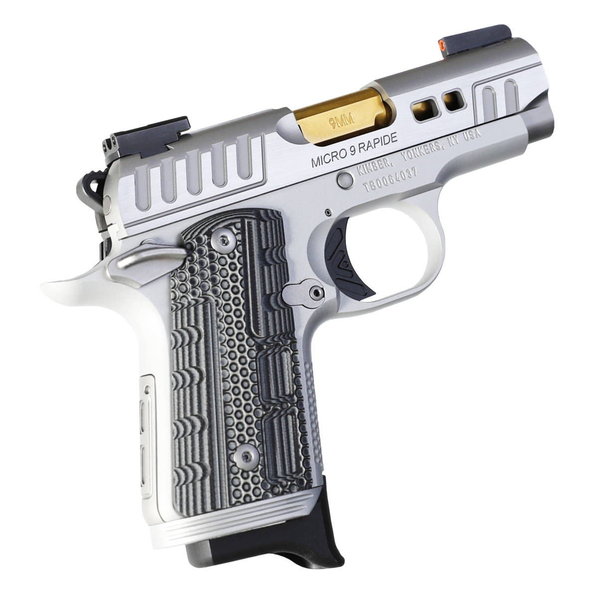 Kimber Mfg.,inc 3300230 Micro 9 Rapide Dawn 9mm 7+1 3.15” Brushed...-img-2