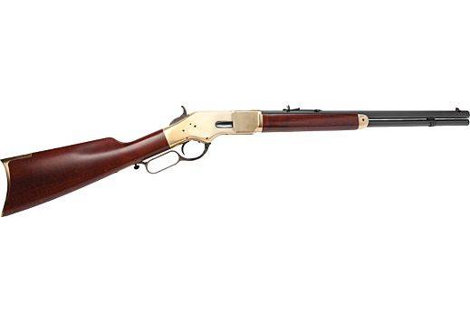 CIMARRON 1866 YELLOWBOY .38-40 24” OCTAGON BRASS/BLUED WALNUT-img-1