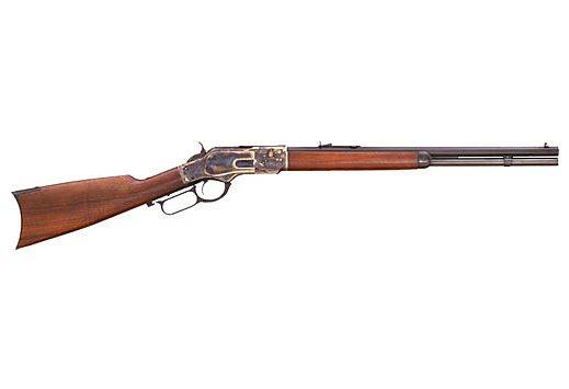 CIMARRON 1873 SHORT RIFLE .44/40 20”OCTAGON CC/BLUED WAL-img-1