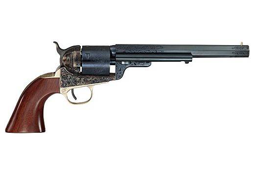 CIMARRON 1851RM WB HICKOK .38SPL CHARCOAL BLUED ENGRAVED-img-1