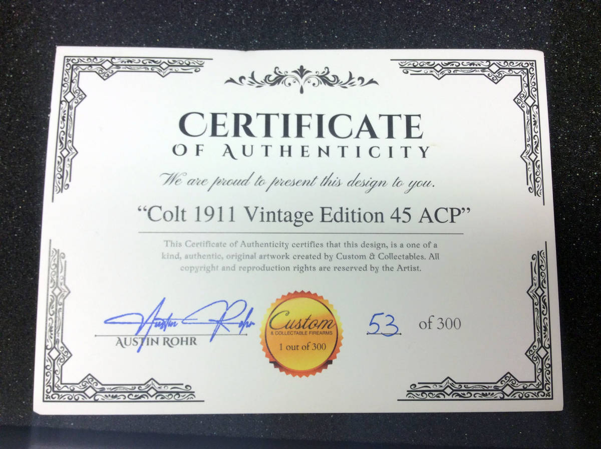 Colt 1911 Vintage Special Limited Edition 5" 45 ACP 1 of 300-img-13