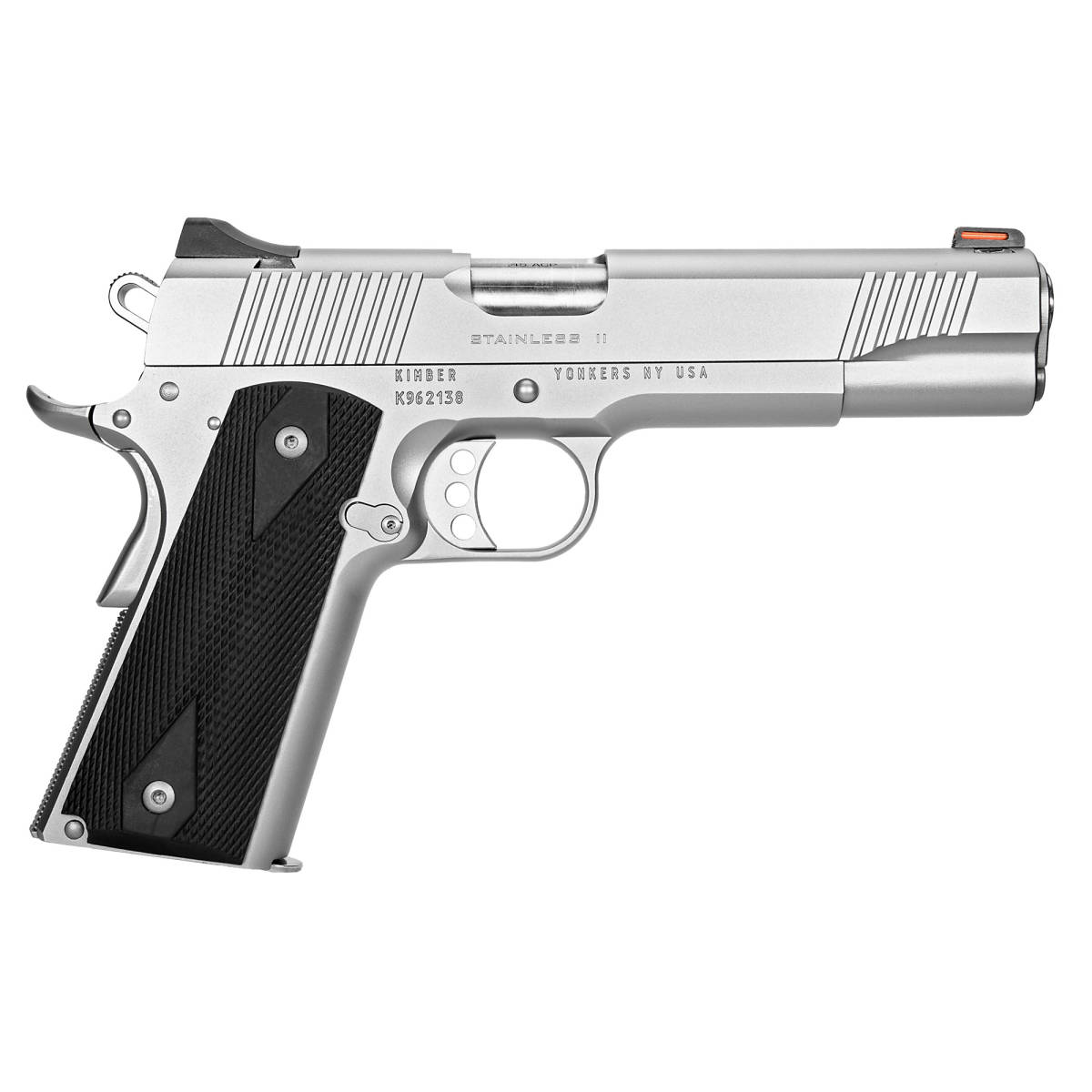 Kimber Mfg.,inc 3200007CA Stainless II (CA) 45 ACP 7+1 5” Satin Silver-img-2