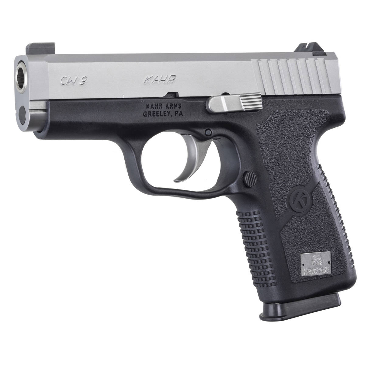 KAHR CW9 9MM 3.5 SS BLK POLY FRAME NS 7RD-img-2