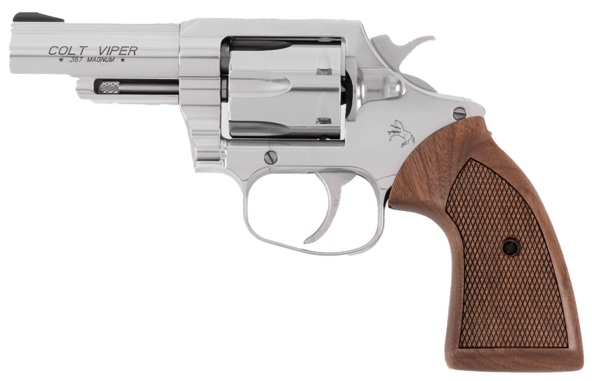 Colt Viper 357 Mag/38 Spl 6rd Stainless Target Walnut ZVIPERSP3WRR...-img-1