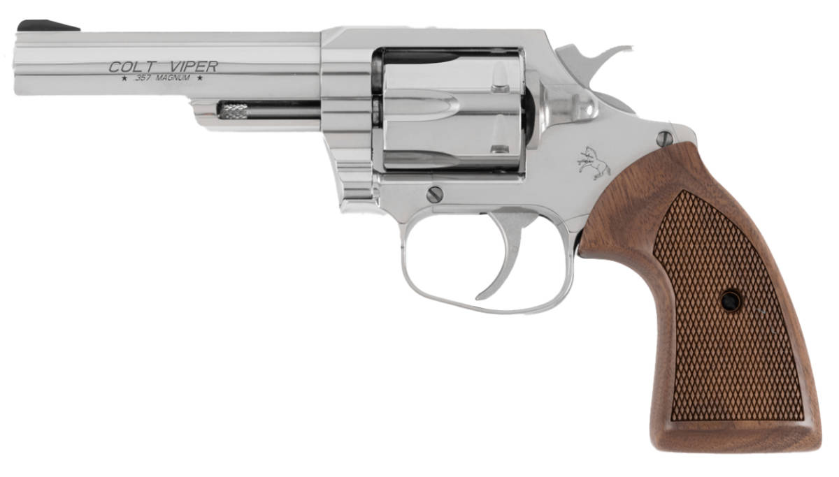 Colt Viper 357 Mag/38 Spl 6rd Stainless Target Walnut ZVIPERSP4WRR...-img-1