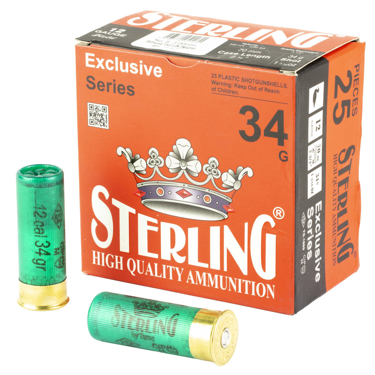 STERLING EXCLSV 12GA 2.75” #5 25/250-img-1