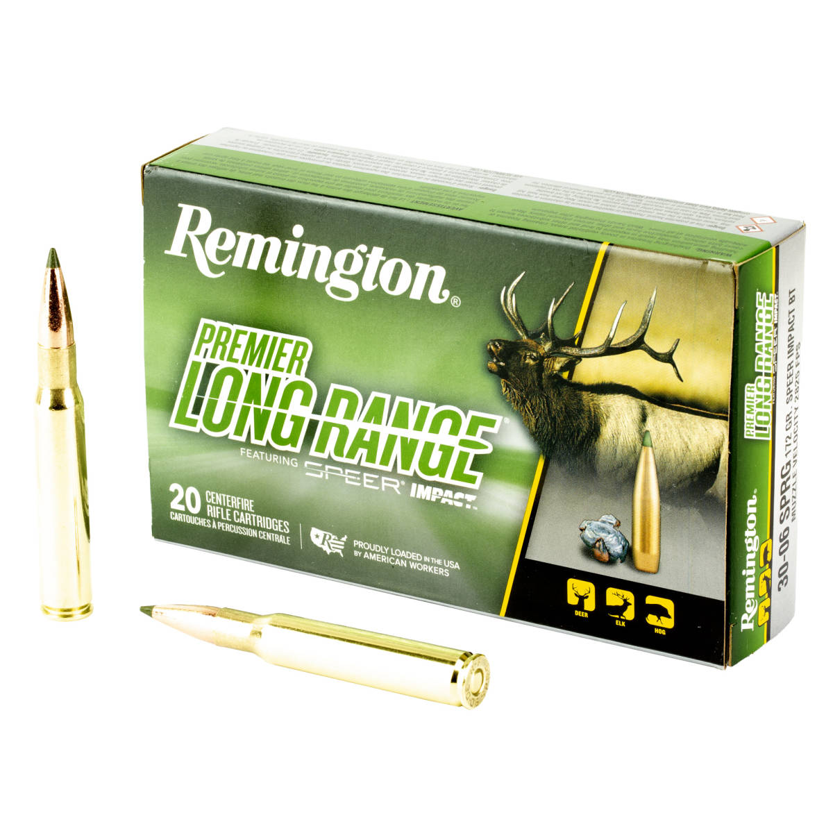 Remington Ammunition R21344 Premier Long Range 30-06 Springfield 175 gr...-img-1