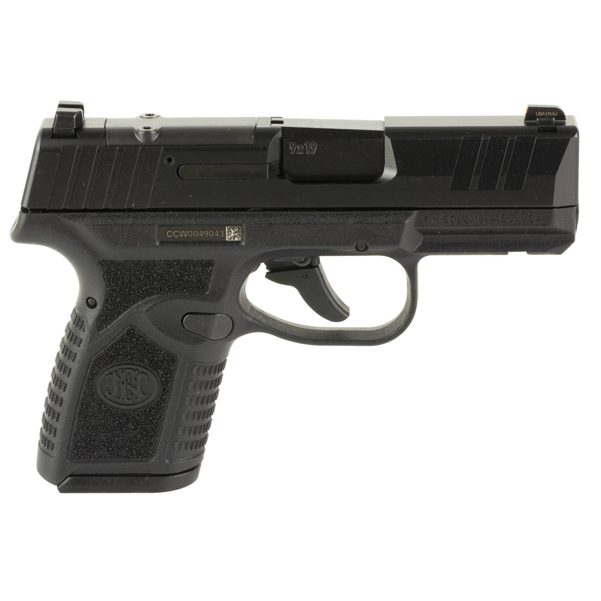 FN 66101414 Reflex MRD Micro-Compact Frame 9mm Luger 10+1, 3.30” Black-img-2