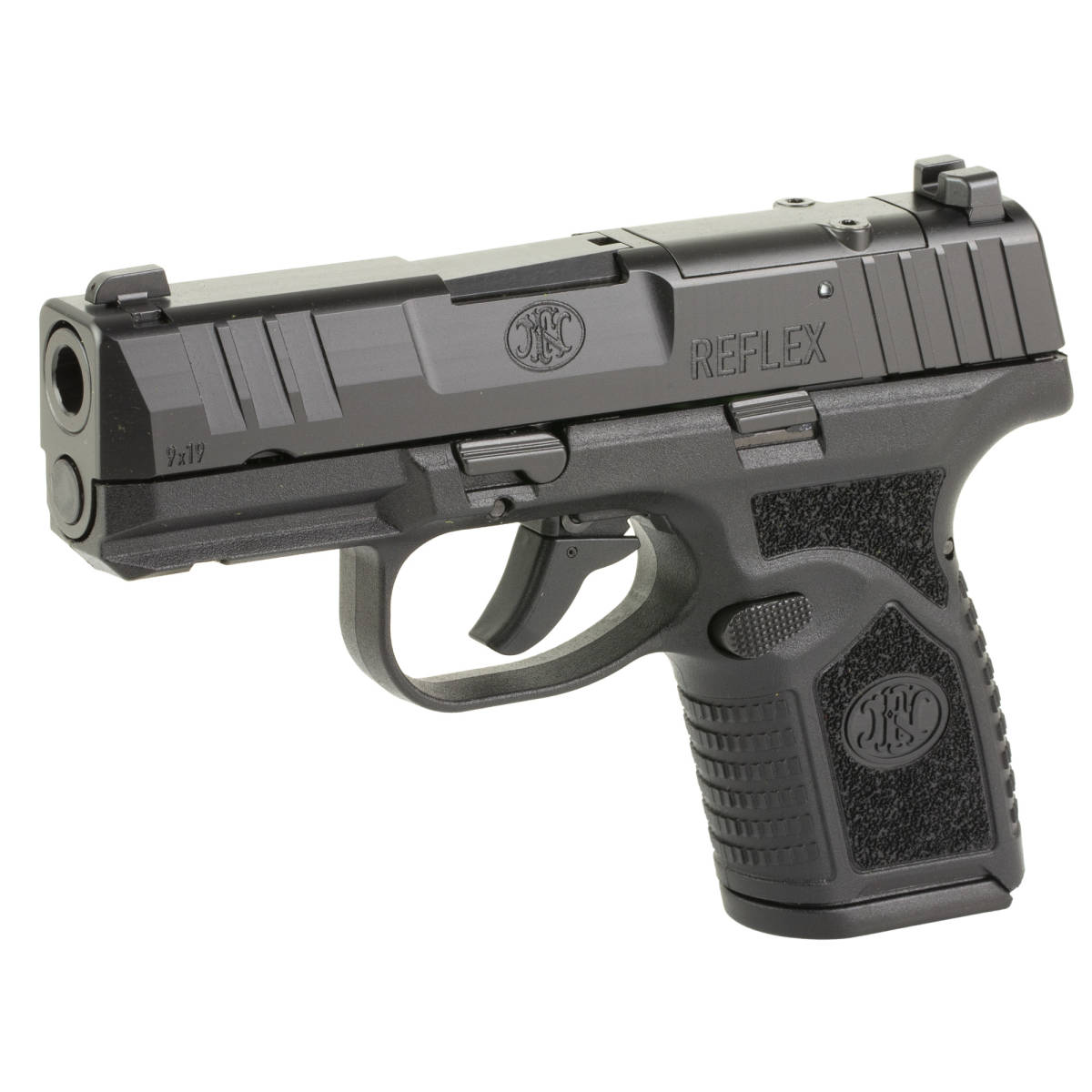 FN 66101414 Reflex MRD Micro-Compact Frame 9mm Luger 10+1, 3.30” Black-img-3