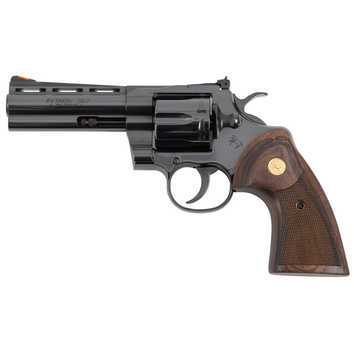 Colt Python Target 357 Mag/38 Spl 6rd Matte Blued Walnut Medallion...-img-2