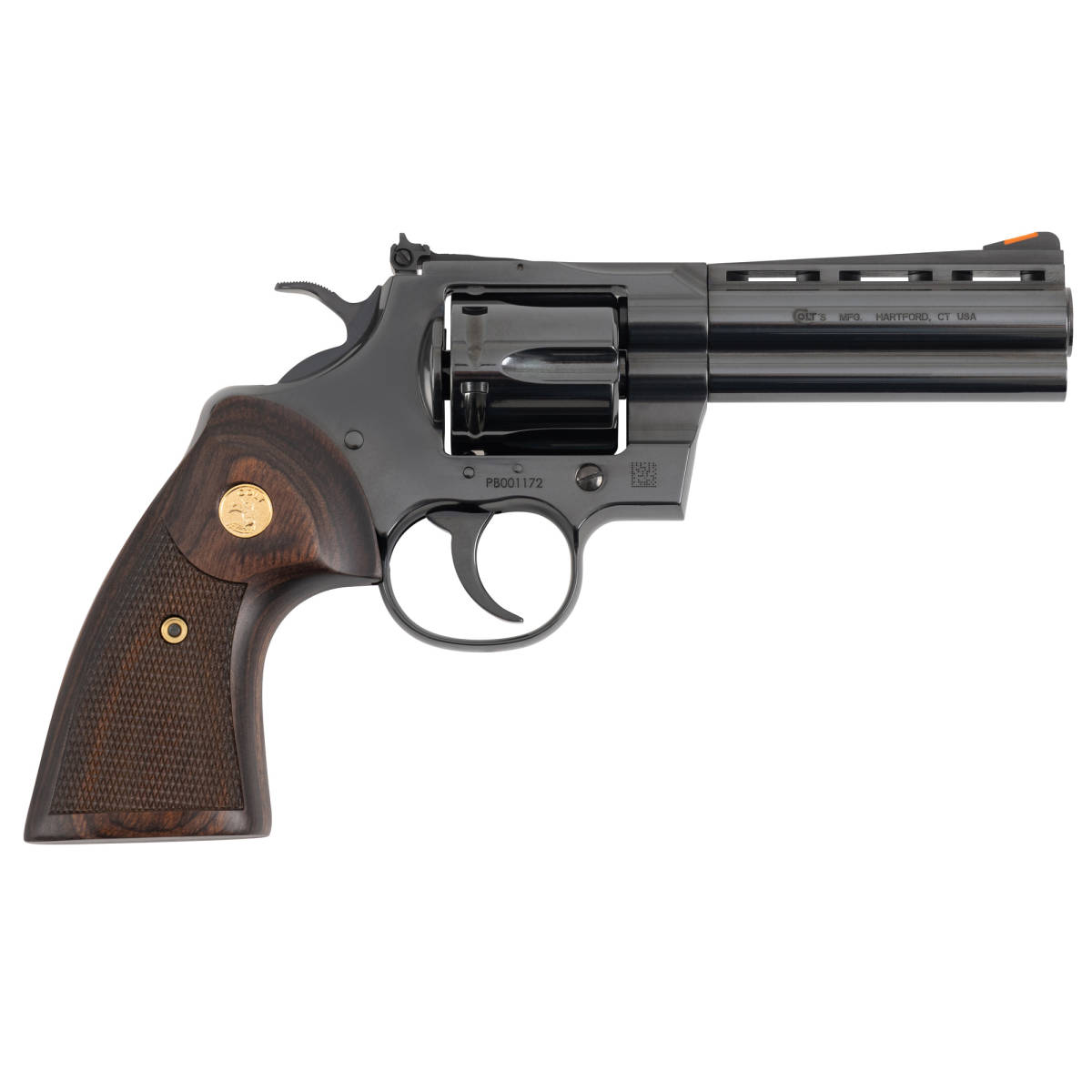 Colt Python Target 357 Mag/38 Spl 6rd Matte Blued Walnut Medallion...-img-3