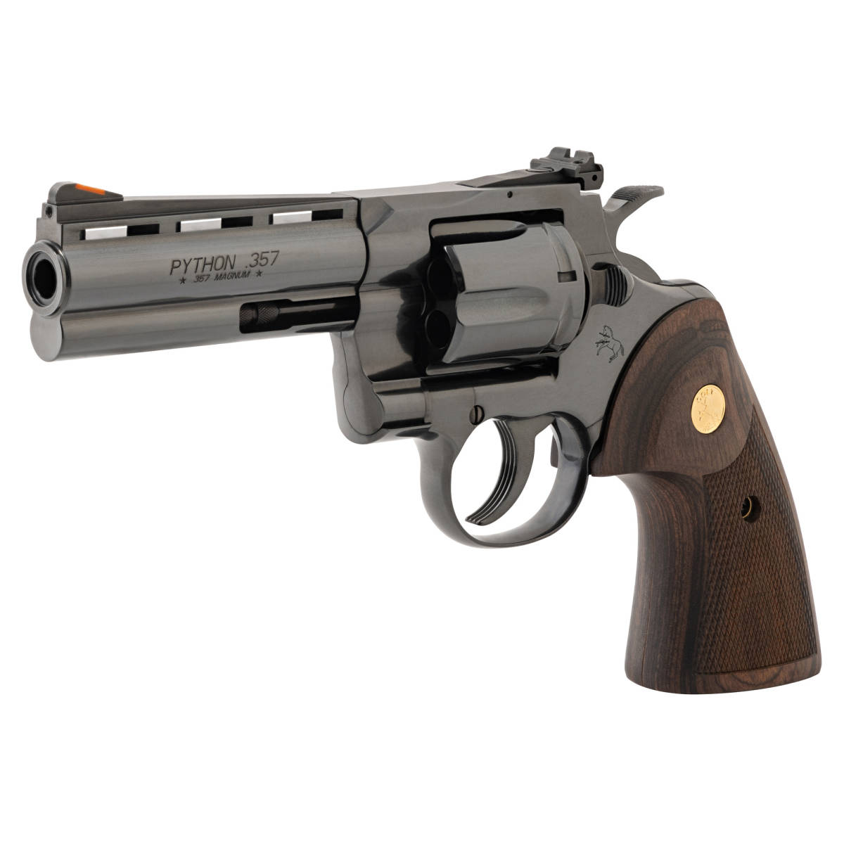 Colt Python Target 357 Mag/38 Spl 6rd Matte Blued Walnut Medallion...-img-4