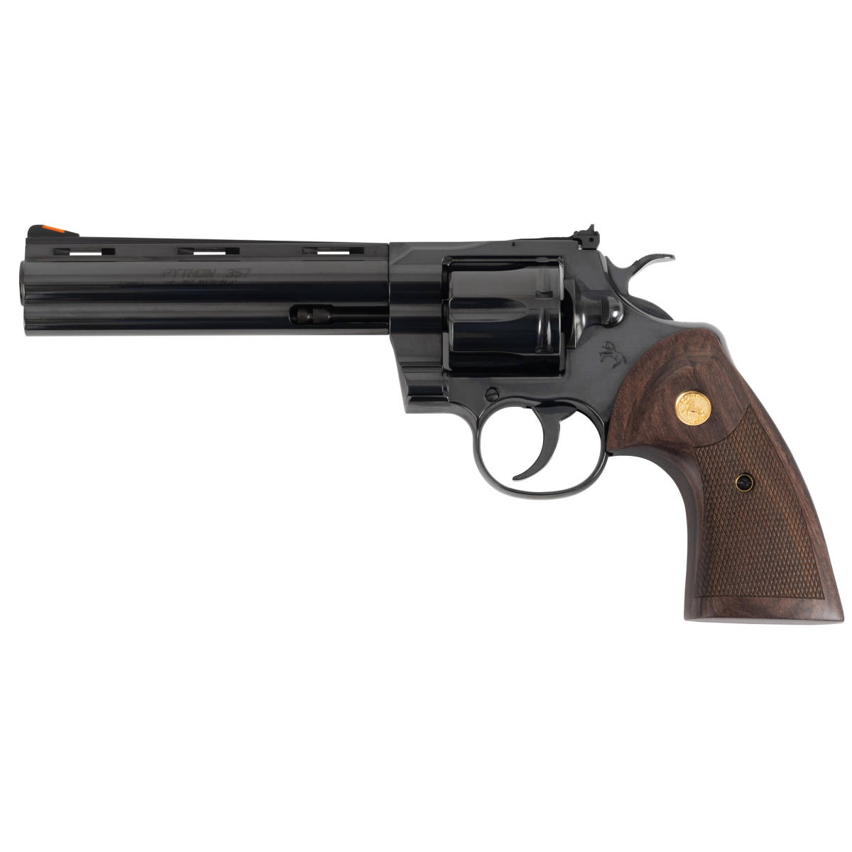 Colt Python Target 357 Mag/38 Spl 6rd Matte Blued Walnut Medallion...-img-2