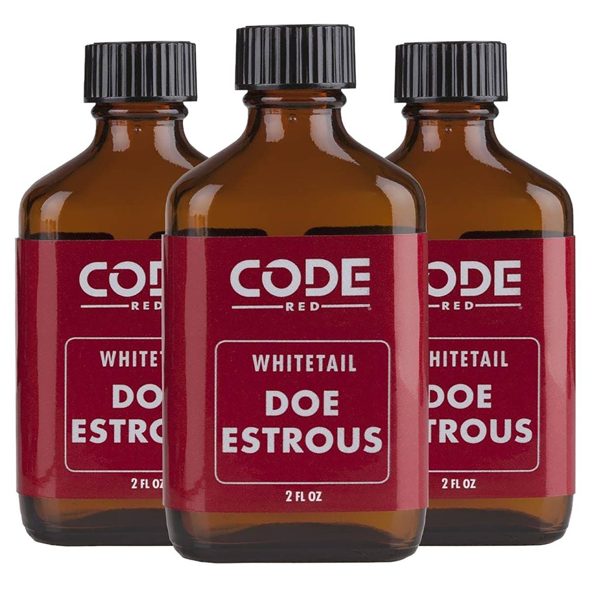 Code Blue OA1325 Red Doe Estrous 2 fl oz Liquid 3 Pack Hunting Scents