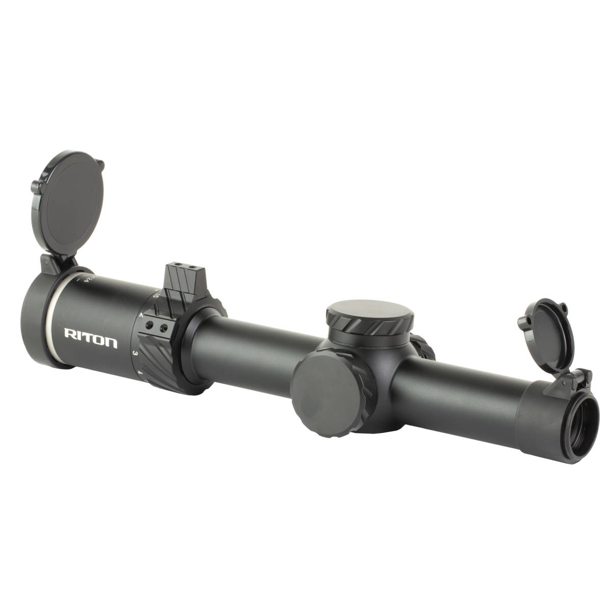 Riton Optics 3T18ASIBLK2 3 Tactix Black 1-8x24mm 30mm Tube Illuminated...-img-2
