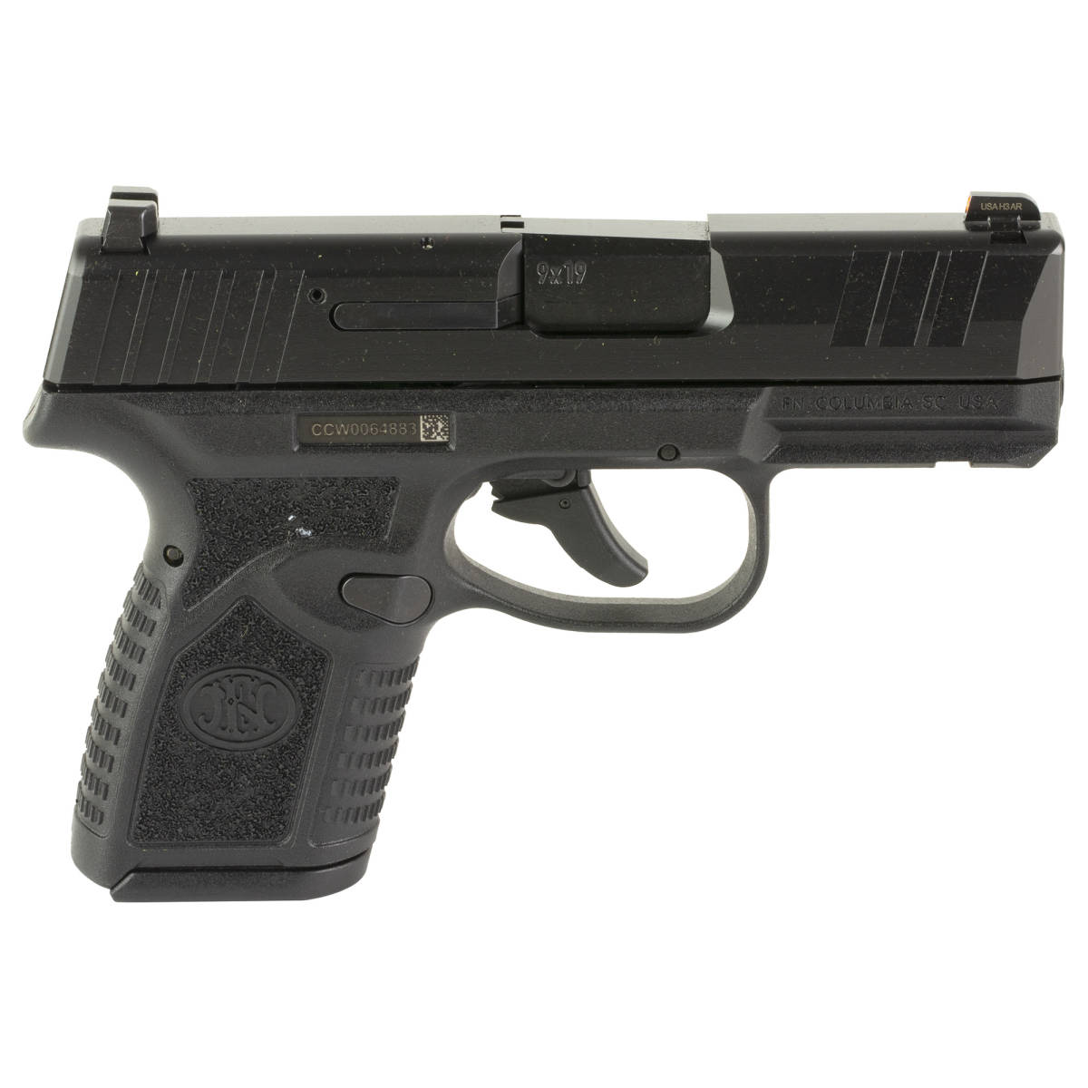 FN 66101412 Reflex Micro-Compact Frame 9mm Luger 10+1, 3.30” Black...-img-1