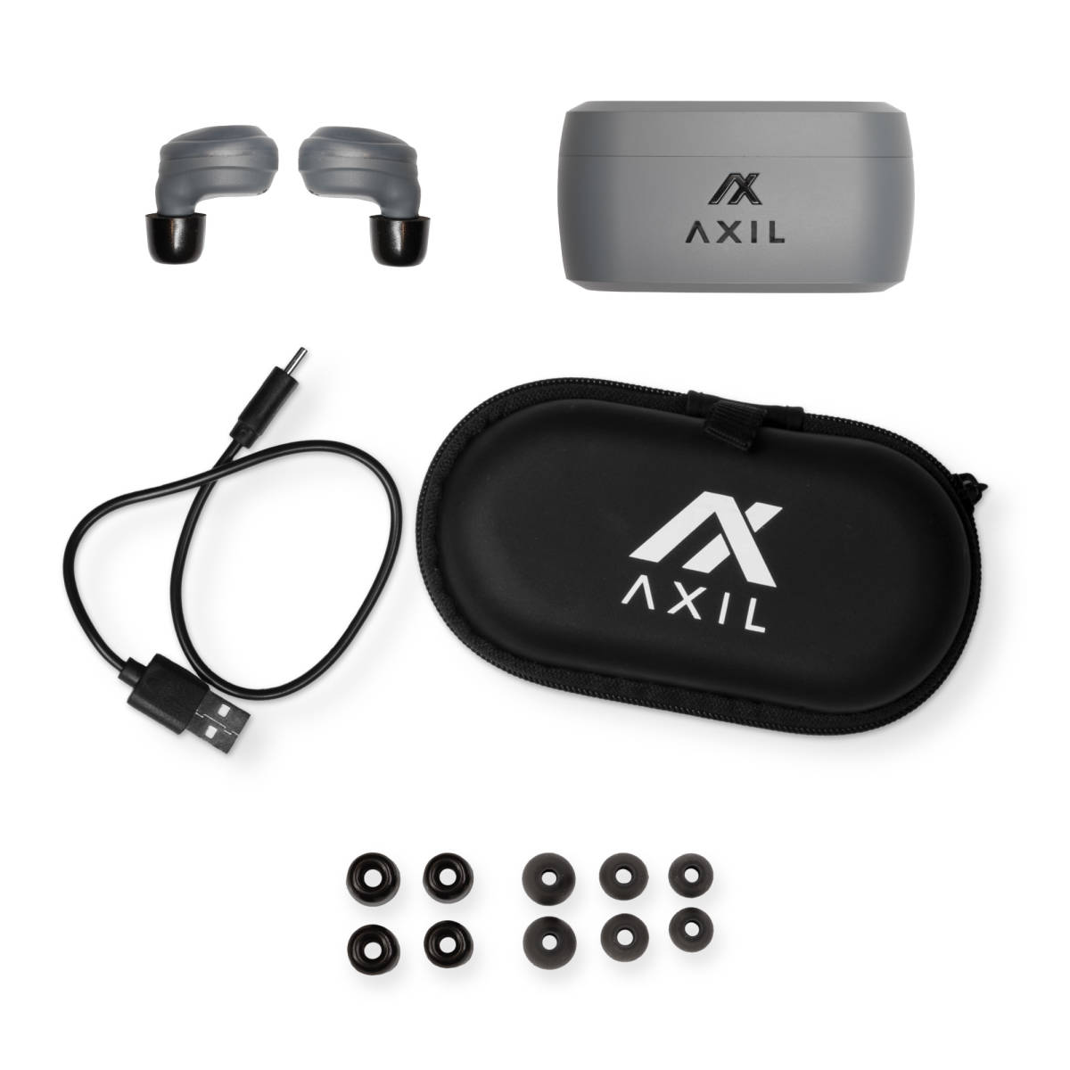 Axil LLC XCORDIGR XCOR Digital Tactical Earbuds 2729 dB, In The Ear