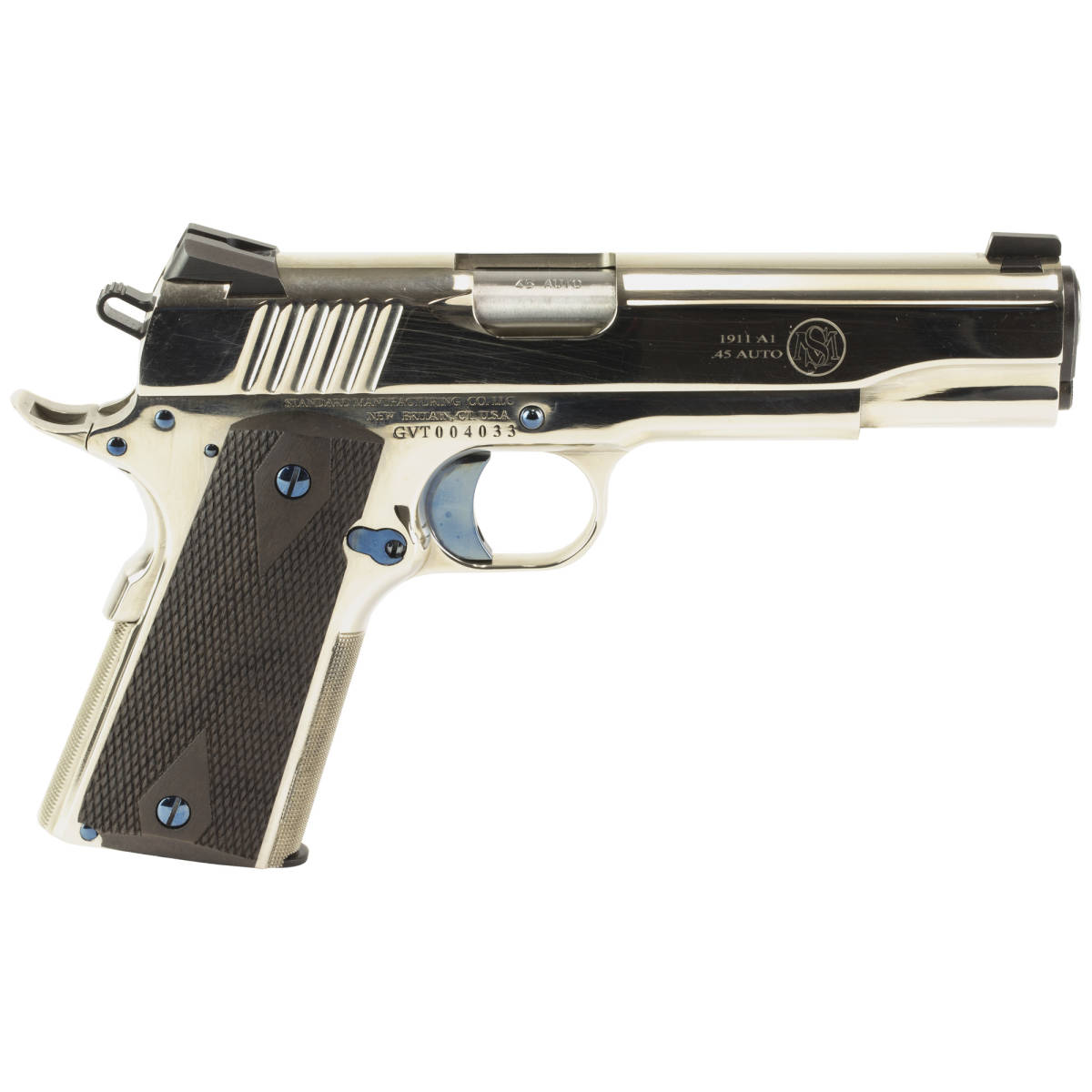 Standard Mfg 1911 Full Size Frame 45 ACP 7+1 5” Stainless Match Grade...-img-2