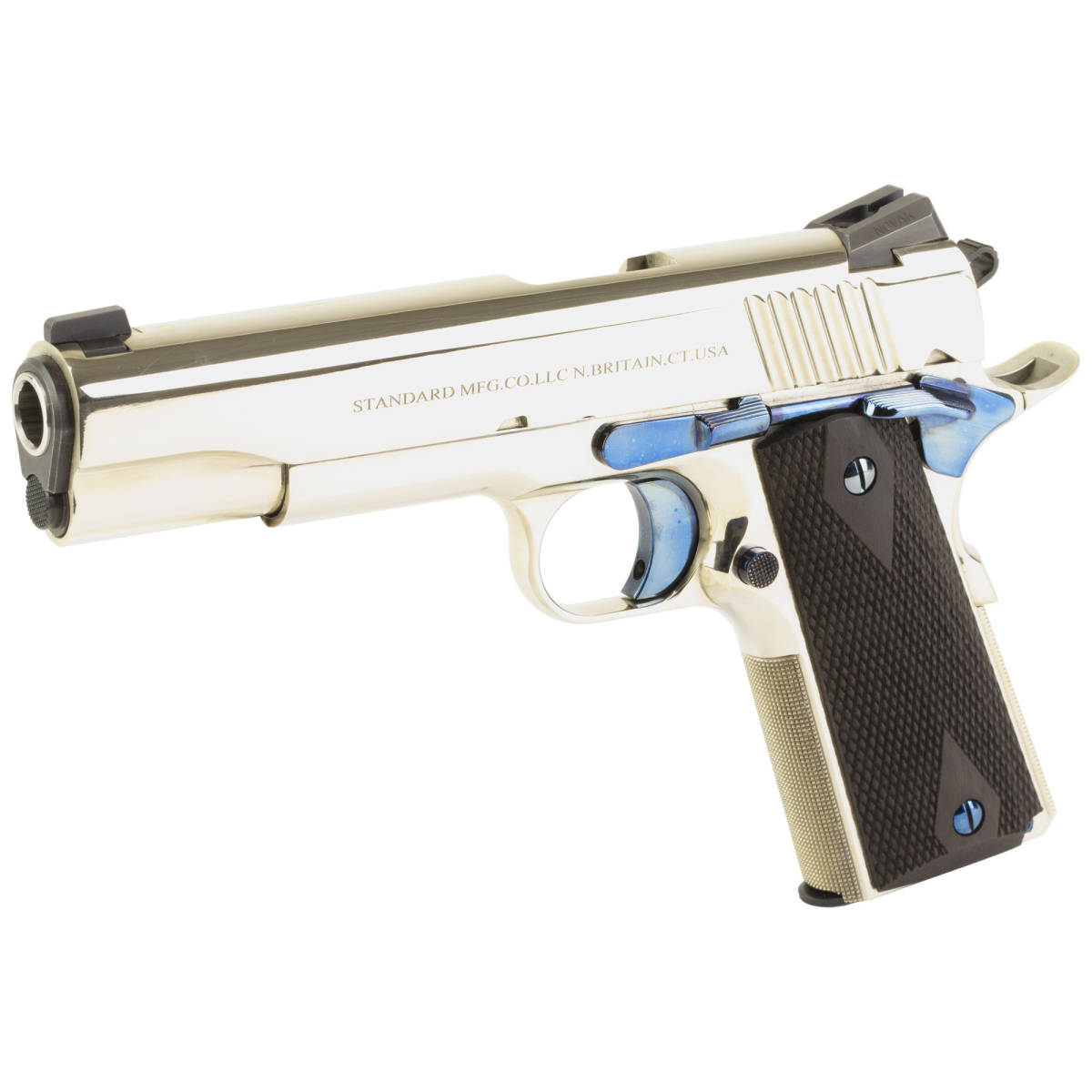 Standard Mfg 1911 Full Size Frame 45 ACP 7+1 5” Stainless Match Grade...-img-3