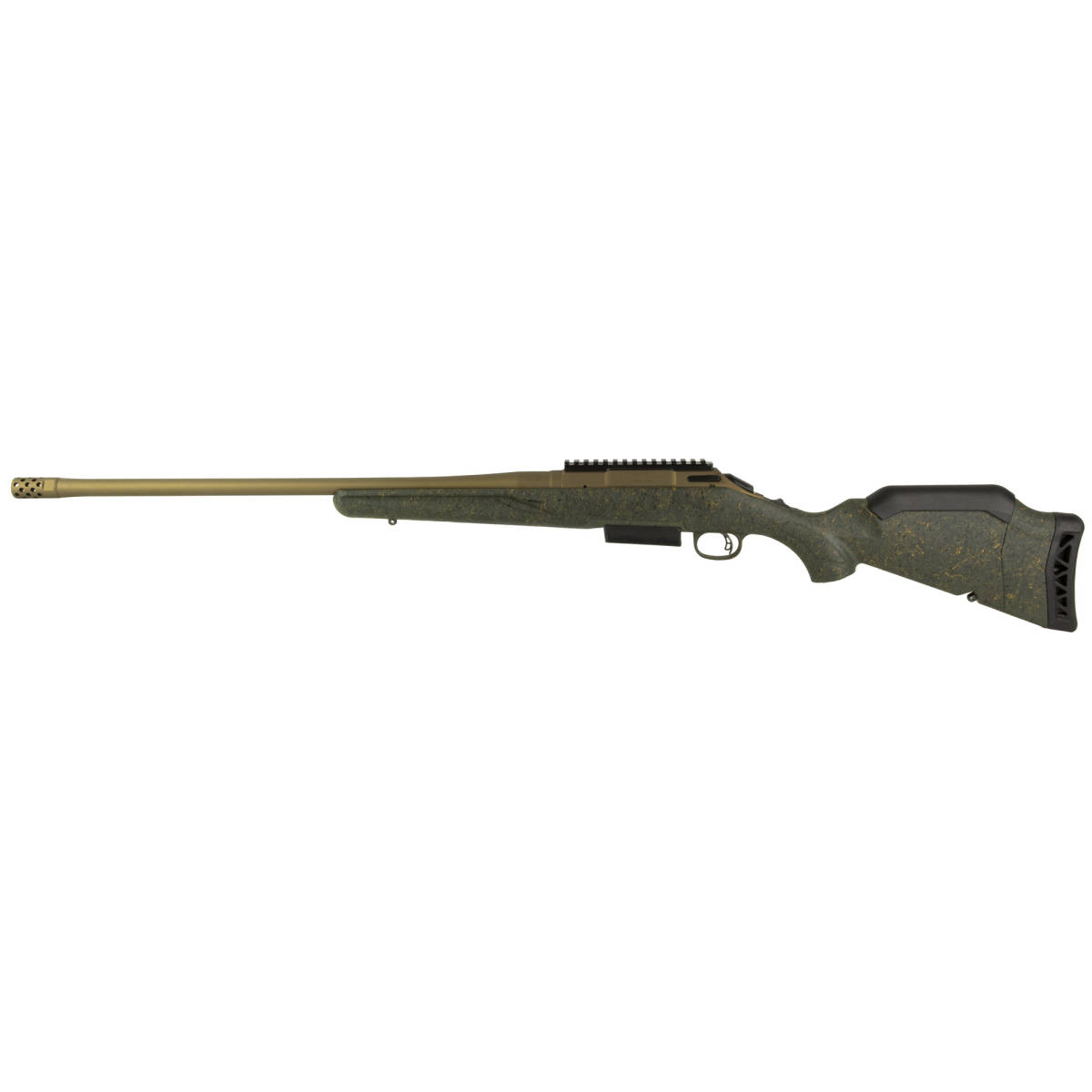 Ruger American Predator 450 Bushmaster 3+1 Burnt Bronze Cerakote...-img-1