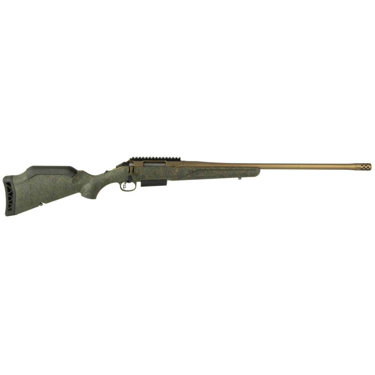 Ruger American Predator 450 Bushmaster 3+1 Burnt Bronze Cerakote...-img-2